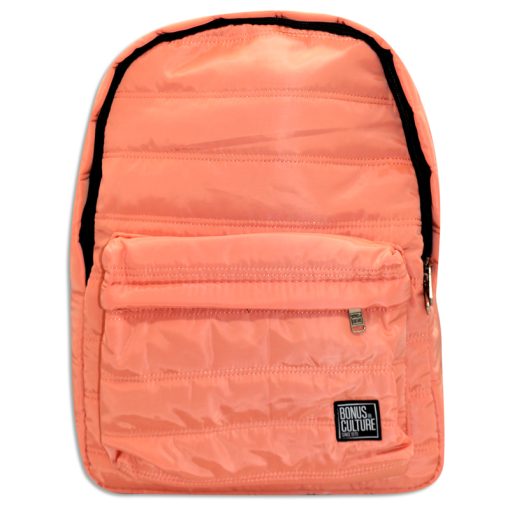 Mochila Bonus® Culture capitoneada 1 cierre con bolsillo al frente